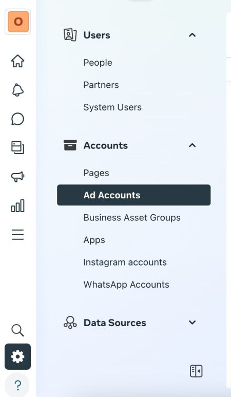 facebook ads for shopify-1 Now add your add your new account, by selecting creating a new add account.